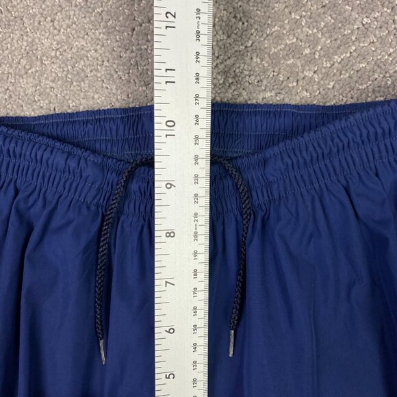 Vintage Nike F.I.T. Logo Pants Men's Medium Blue Woven Tapered Jogger USA - Picture 13 of 16